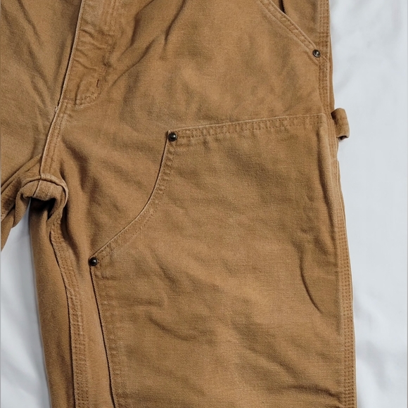 Carhartt Men's Tan Work Pants Size 34X32 - Picture 7 of 13